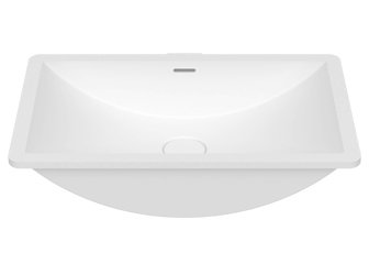 Porcelanosa SLIDE Slide B821 - 50x30 cm: Solid Surface Wastafels  